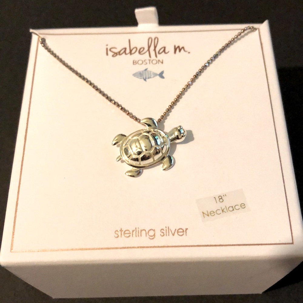 SS Sea Turtle necklace.  18” chain included
